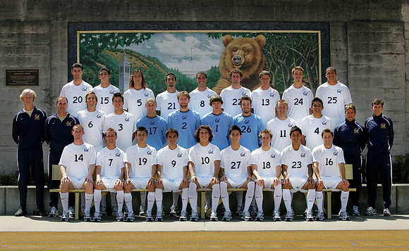 Cal Men's Soccer Head Shots