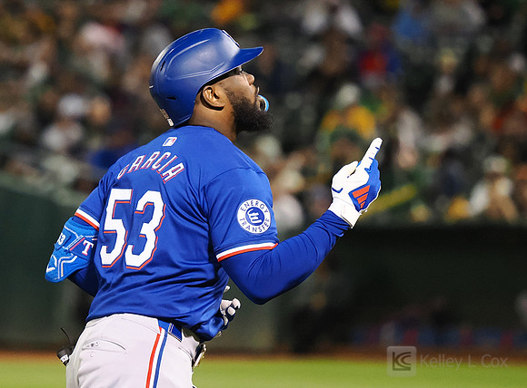 MLB: Texas Rangers at Oakland Athletics