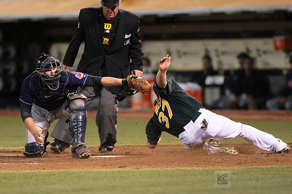 MLB: Cleveland Indians at Oakland Athletics