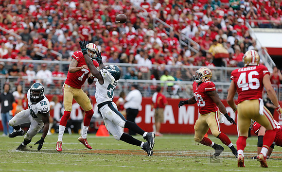NFL: Philadelphia Eagles at San Francisco 49ers