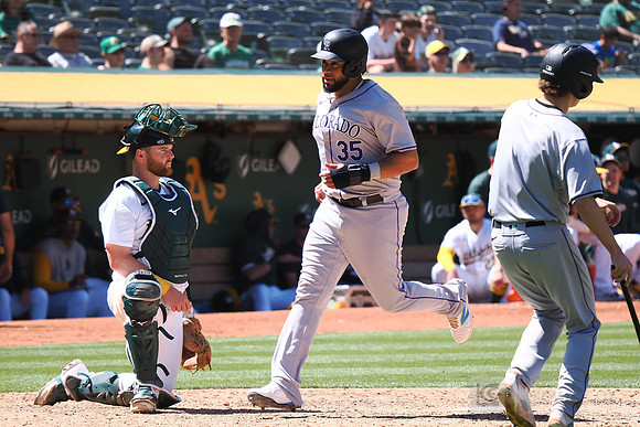 MLB: Colorado Rockies at Oakland Athletics