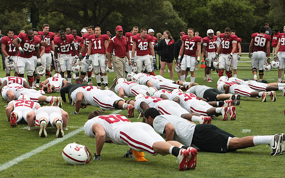 Stanford Football Practice