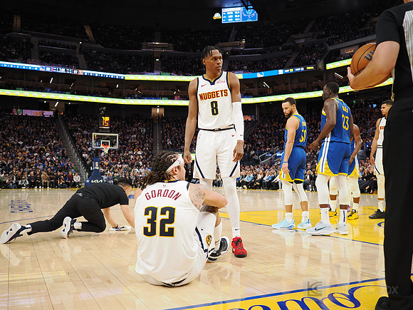 NBA: Denver Nuggets at Golden State Warriors
