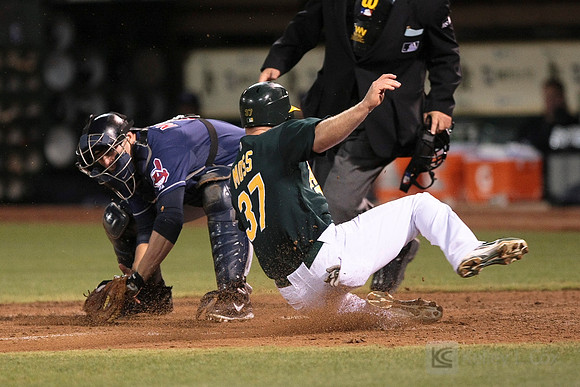 MLB: Cleveland Indians at Oakland Athletics