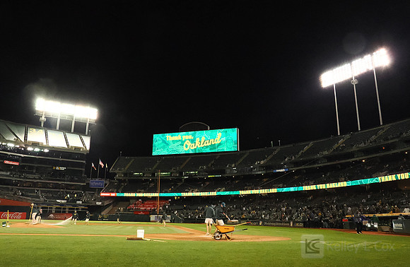 MLB: Texas Rangers at Oakland Athletics