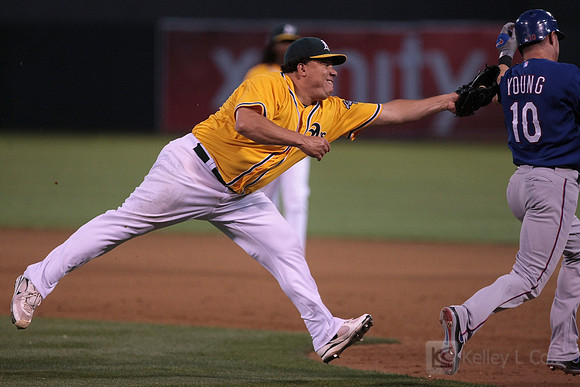 MLB: Texas Rangers at Oakland Athletics