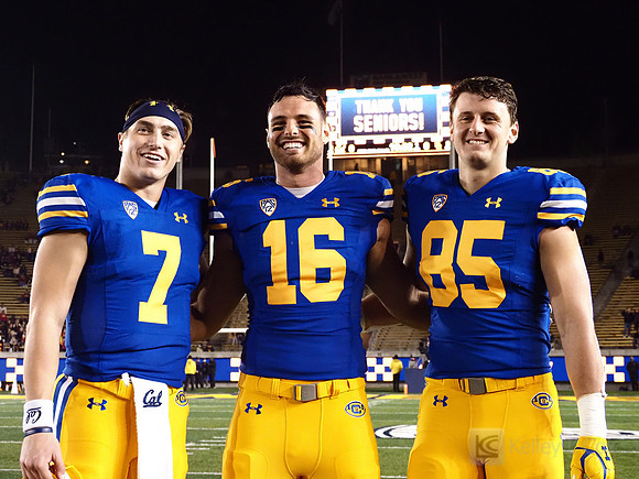 Chase Garbers (7), Collin Moore (16), Jake Tonges (85)