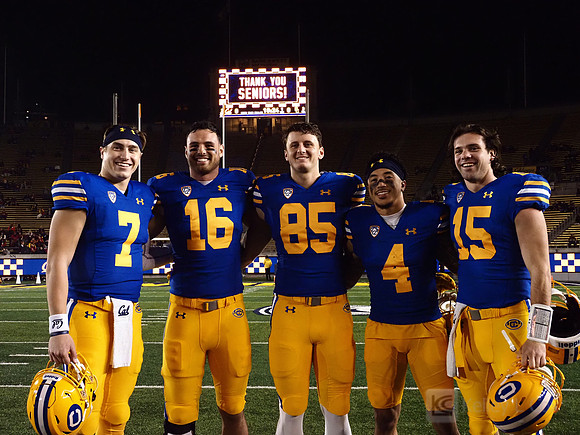 Chase Garbers (7), Collin Moore (16), Jake Tonges (85), Nikko Remigio (4), Robby Rowell (15)
