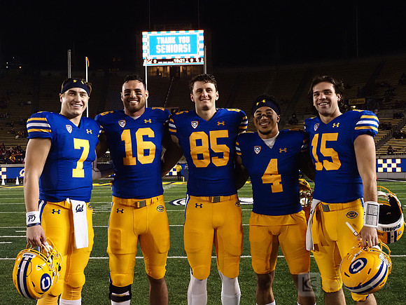 Chase Garbers (7), Collin Moore (16), Jake Tonges (85), Nikko Remigio (4), Robby Rowell (15)