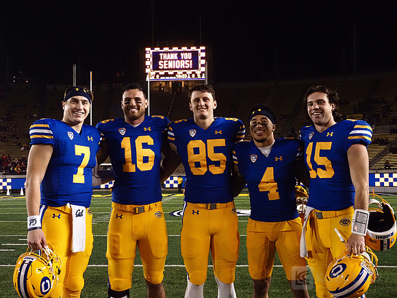 Chase Garbers (7), Collin Moore (16), Jake Tonges (85), Nikko Remigio (4), Robby Rowell (15)