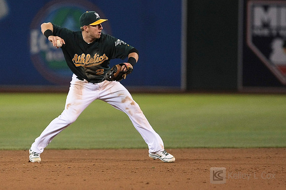 MLB: Cleveland Indians at Oakland Athletics