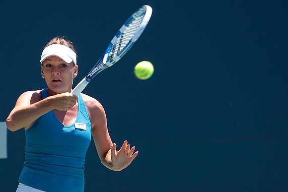 TENNIS: Bank of the West Classic-Radwanska vs Zahlavova Strycova