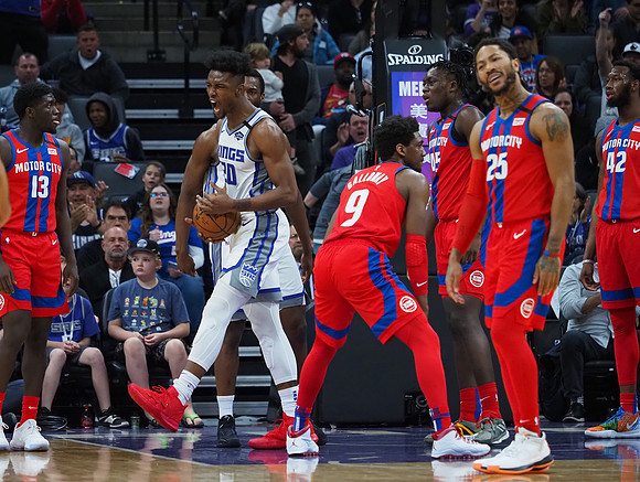NBA: Detroit Pistons at Sacramento Kings