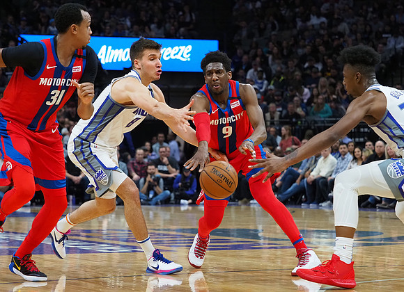 NBA: Detroit Pistons at Sacramento Kings