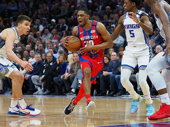 NBA: Detroit Pistons at Sacramento Kings