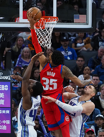 NBA: Detroit Pistons at Sacramento Kings