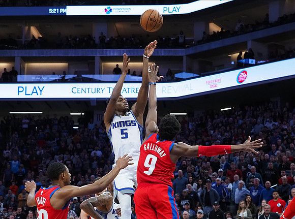 NBA: Detroit Pistons at Sacramento Kings