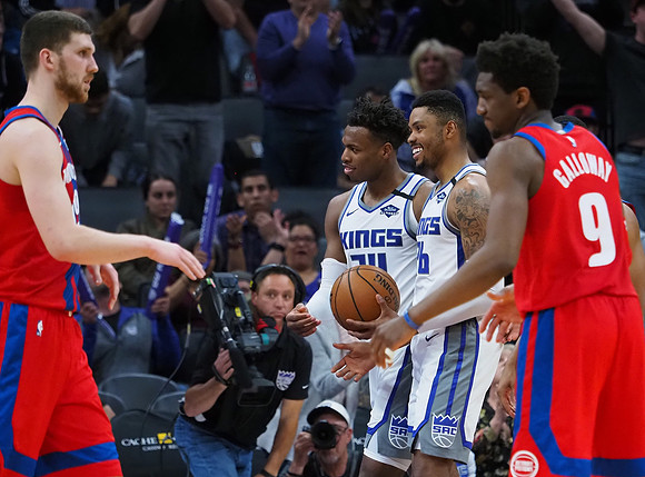 NBA: Detroit Pistons at Sacramento Kings