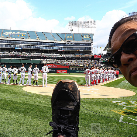 MLB: Los Angeles Angels at Oakland Athletics