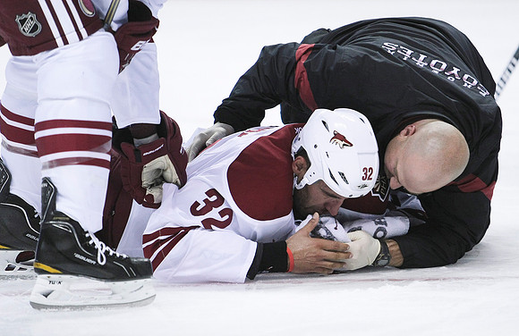 NHL: Phoenix Coyotes at San Jose Sharks