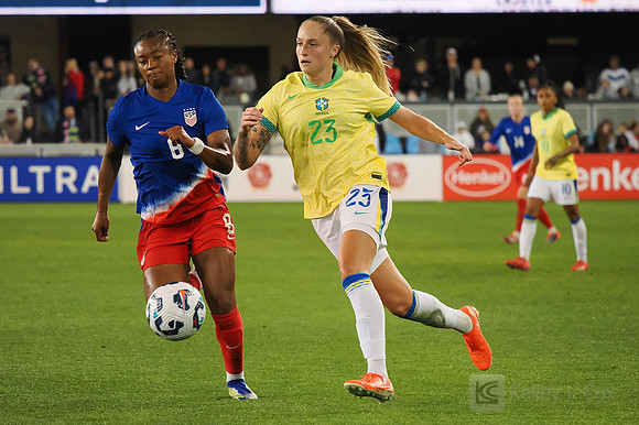 Soccer: International Women's Friendly-Brazil at USWNT