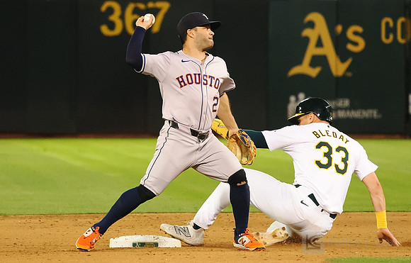 MLB: Houston Astros at Oakland Athletics