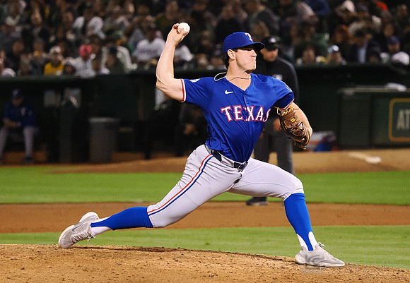 MLB: Texas Rangers at Oakland Athletics