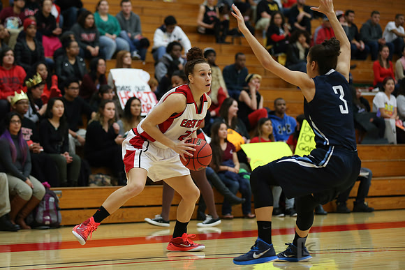 Cal State East Bay Pioneers guard Micah Walker (22)