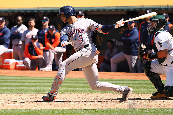 MLB: Houston Astros at Oakland Athletics