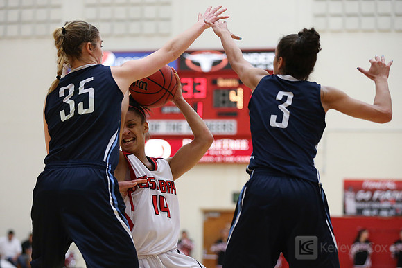 Cal State East Bay Pioneers forward Bianca Littleton (14)