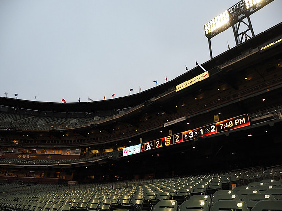 MLB: Exhibition-Oakland Athletics at San Francisco Giants