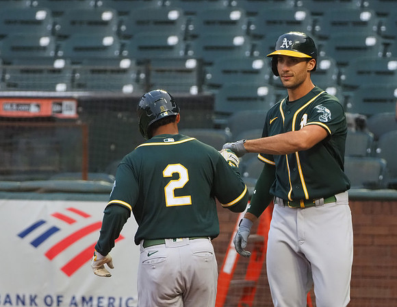 MLB: Exhibition-Oakland Athletics at San Francisco Giants