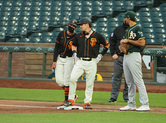 MLB: Exhibition-Oakland Athletics at San Francisco Giants