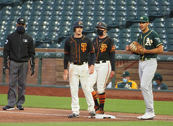 MLB: Exhibition-Oakland Athletics at San Francisco Giants