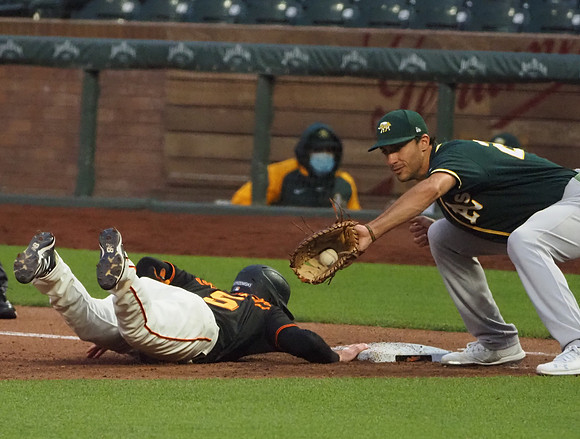 MLB: Exhibition-Oakland Athletics at San Francisco Giants