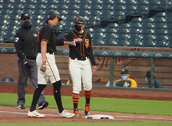 MLB: Exhibition-Oakland Athletics at San Francisco Giants