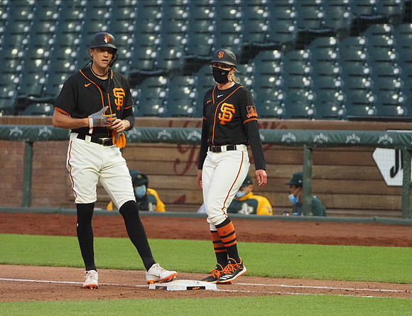 MLB: Exhibition-Oakland Athletics at San Francisco Giants