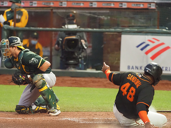 MLB: Exhibition-Oakland Athletics at San Francisco Giants