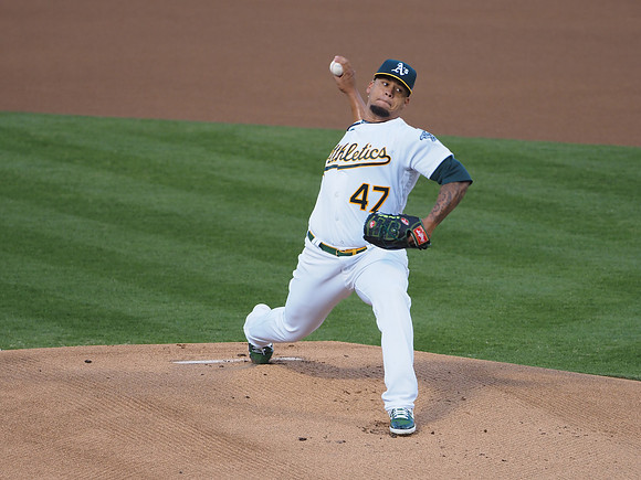 MLB: Los Angeles Angels at Oakland Athletics