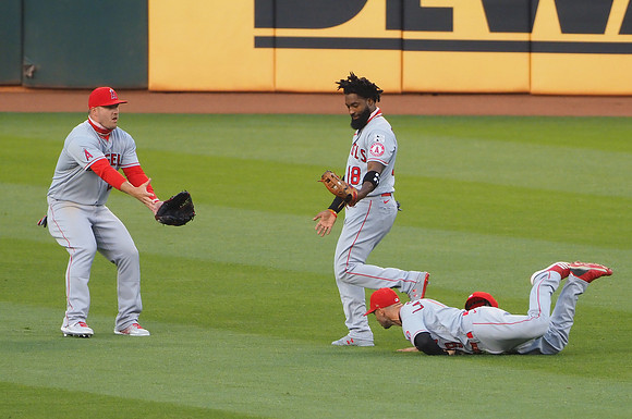 MLB: Los Angeles Angels at Oakland Athletics