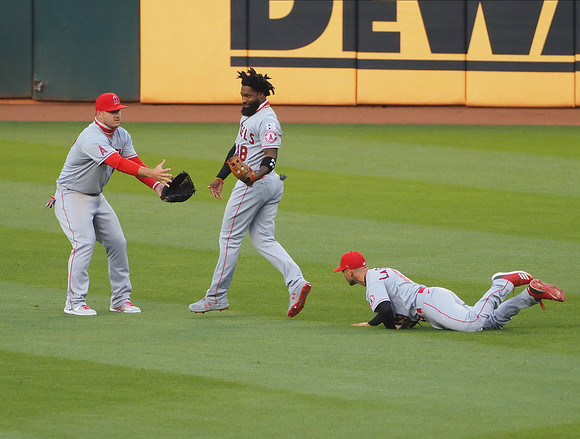 MLB: Los Angeles Angels at Oakland Athletics