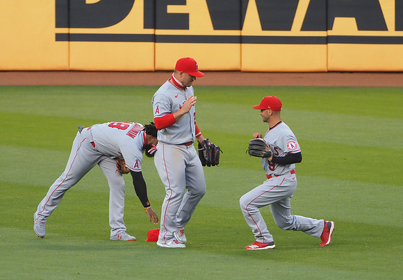 MLB: Los Angeles Angels at Oakland Athletics