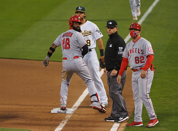 MLB: Los Angeles Angels at Oakland Athletics