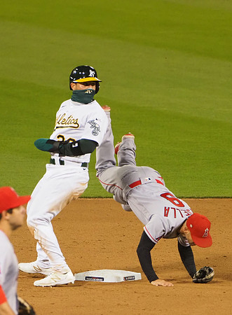 MLB: Los Angeles Angels at Oakland Athletics