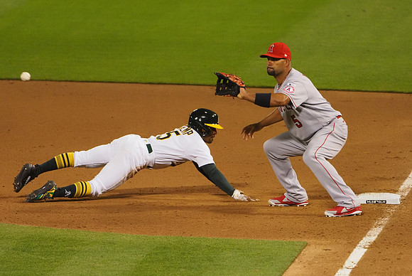 MLB: Los Angeles Angels at Oakland Athletics