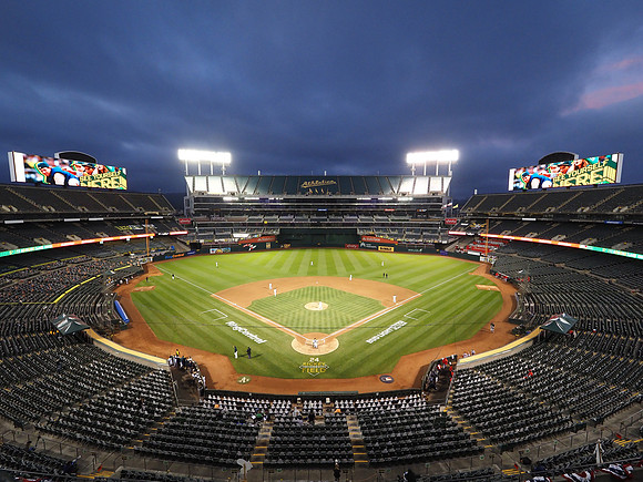 MLB: Los Angeles Angels at Oakland Athletics