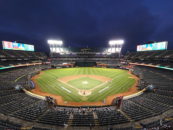 MLB: Los Angeles Angels at Oakland Athletics