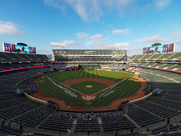 MLB: Los Angeles Angels at Oakland Athletics