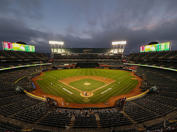 MLB: Los Angeles Angels at Oakland Athletics