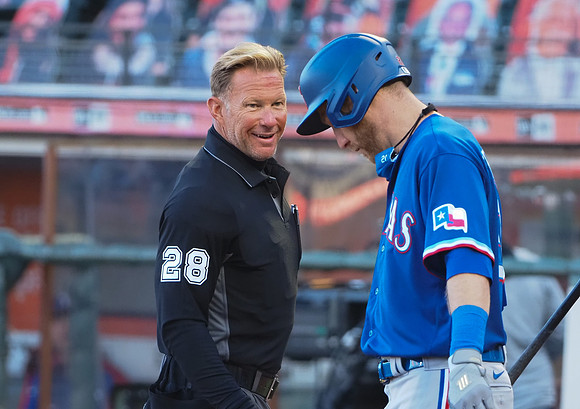 MLB: Texas Rangers at San Francisco Giants